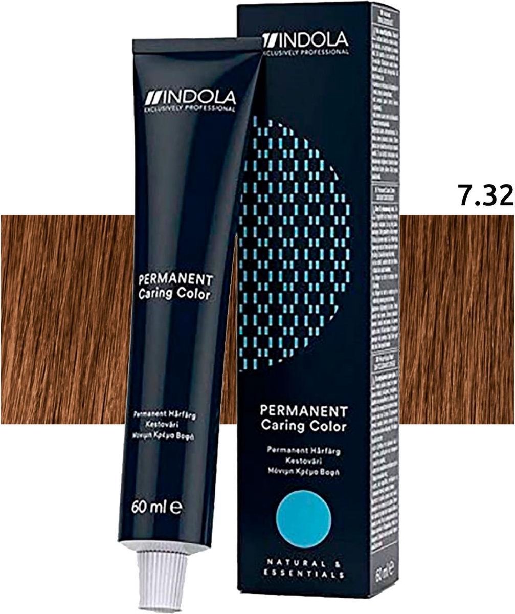 Indola Haarverf Profession Color Permanent Caring Color 7.32