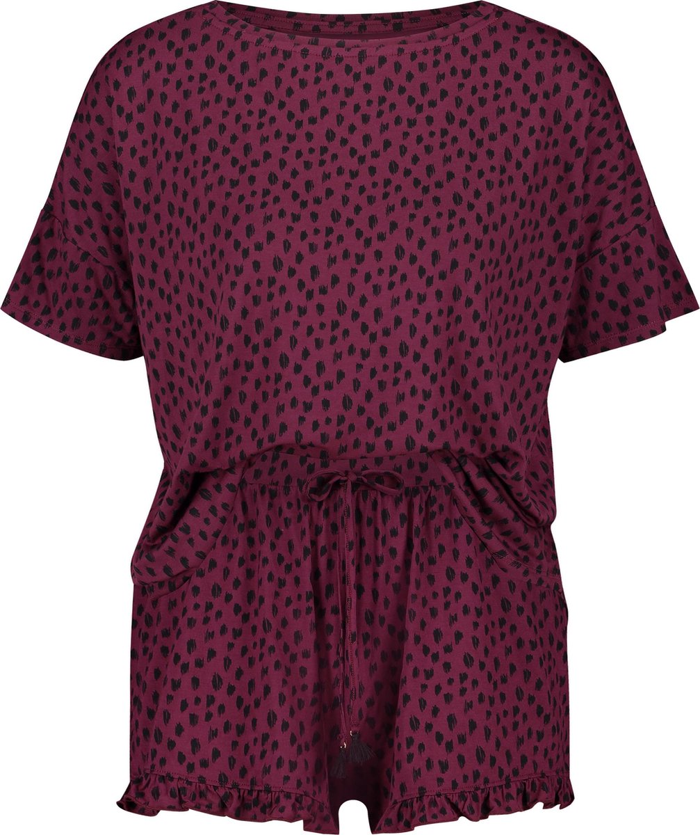 Hunkemöller Dames Korte pyjama set Dot - maat S