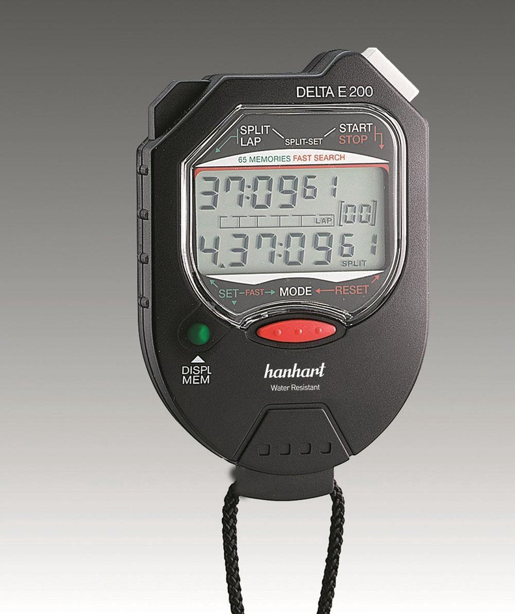 Hanhart electronische stopwatch Delta 245.1946-00 -  1/100 sec.