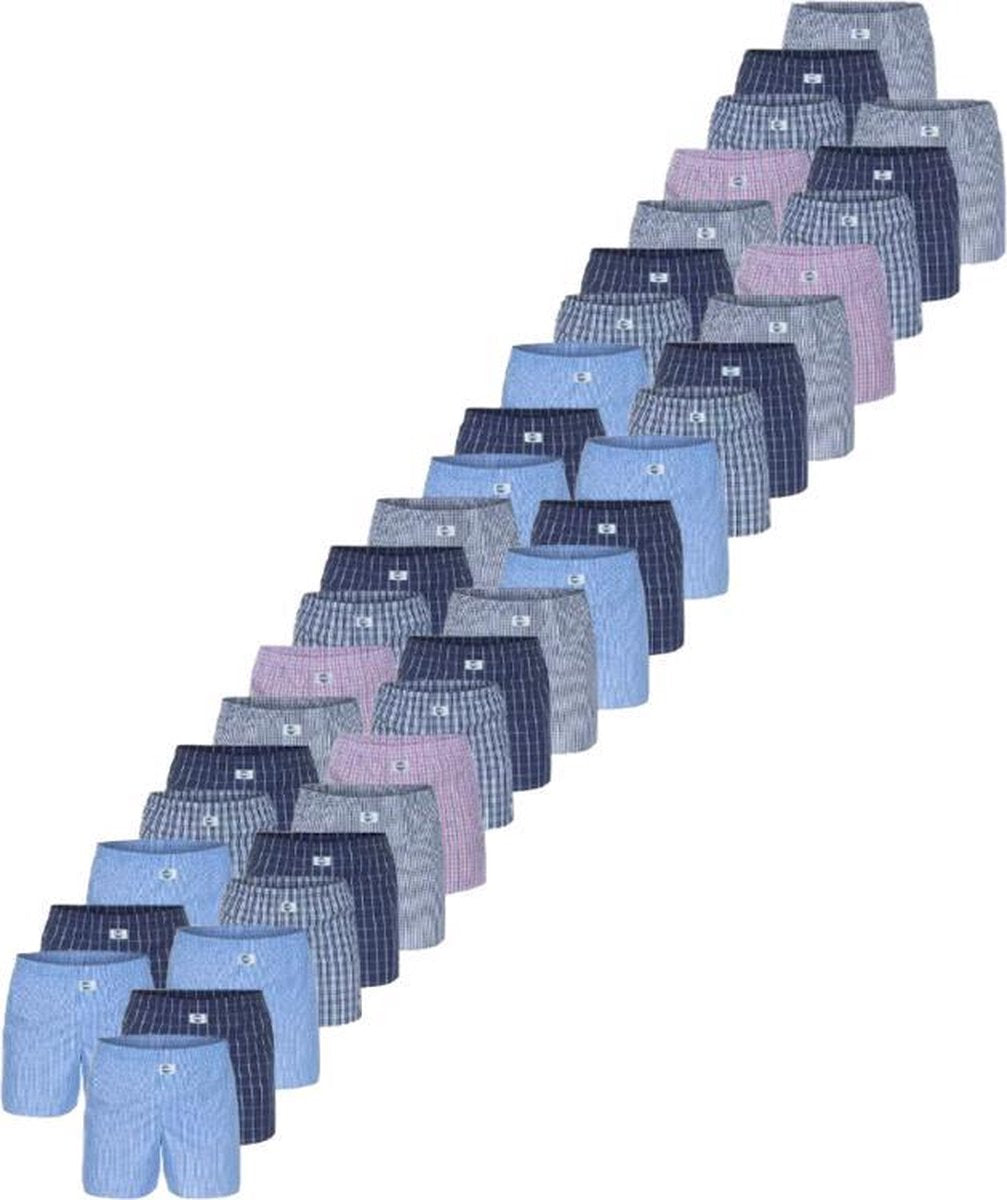 Deal 40-pack boxershorts ruitjes monsterdeal