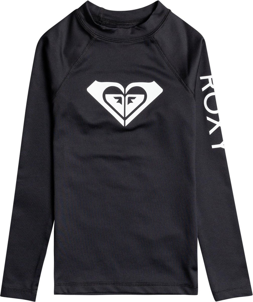 Roxy - UV Zwemshirt voor tienermeisjes - Longsleeve - Whole Hearted - Antraciet - maat 152cm