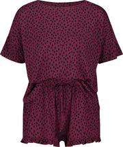 Hunkemöller Dames Korte pyjama set Dot - maat 2XS