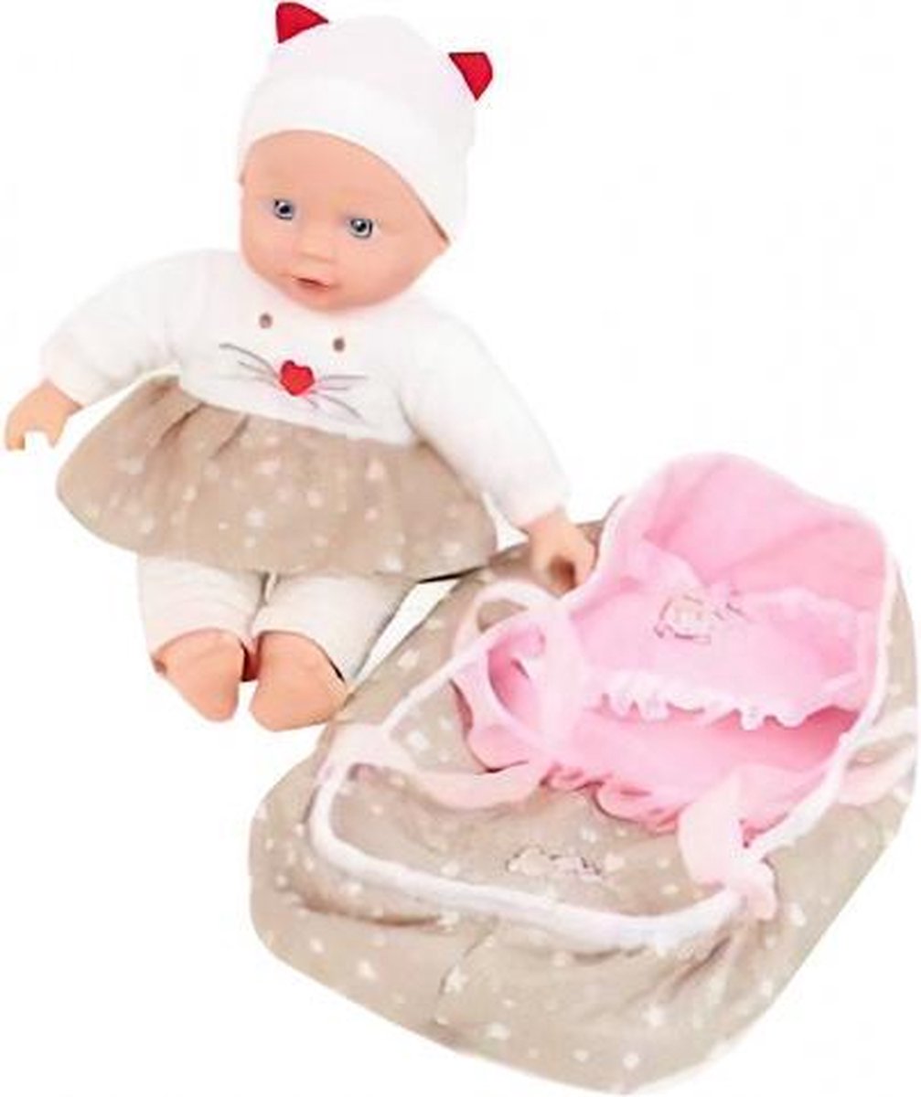 Lovely Baby Baby Doll 32cm With Travel Cot