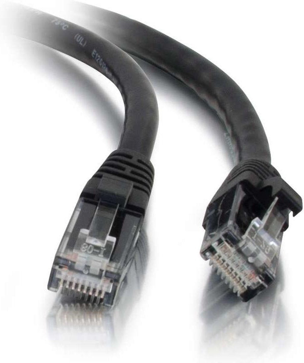 C2G 10m Cat5e Booted Unshielded (UTP) netwerkpatchkabel - zwart