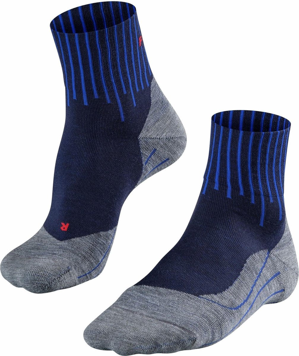 FALKE TK5 Short Equalizer Heren Wandelsokken - Marine - Maat 46-48
