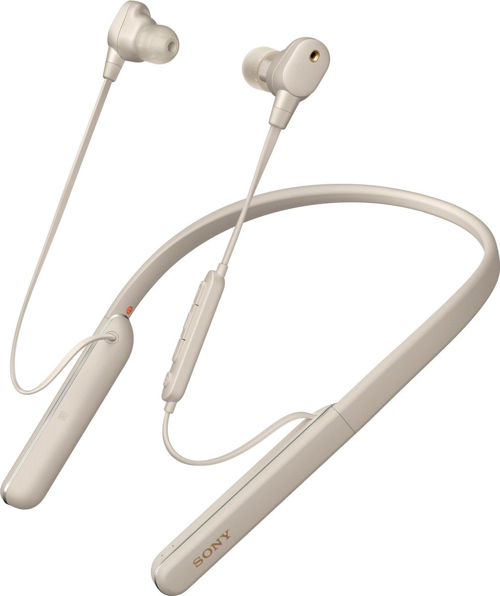 Sony WI-1000XM2 - Draadloze noise cancelling oordopjes met nekband - Zilvergrijs