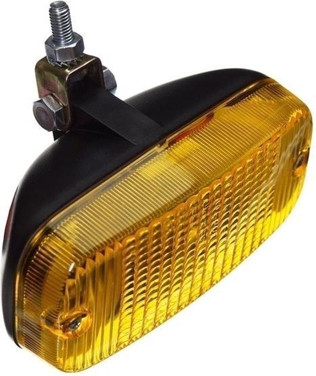 Talmu dagrijlamp met geel lamp glas - per stuk - auto - vrachtwagen