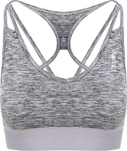LXURY Dames Cross Sporttop Maat S - Tanktop - Cross Back - Grijs