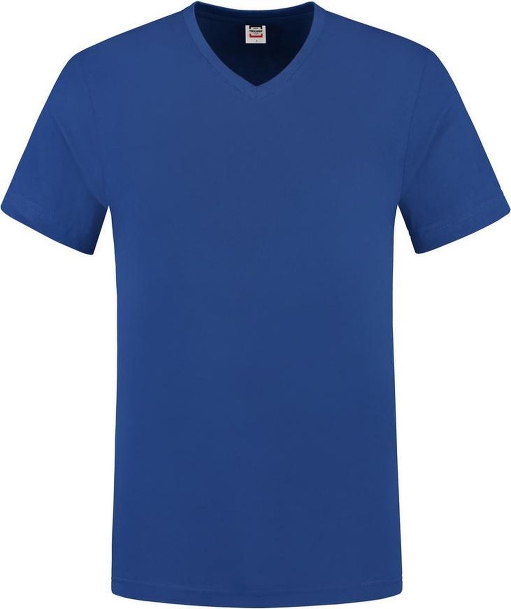 Tricorp 101005 T-Shirt V Hals Slim Fit Royalblue maat 5XL