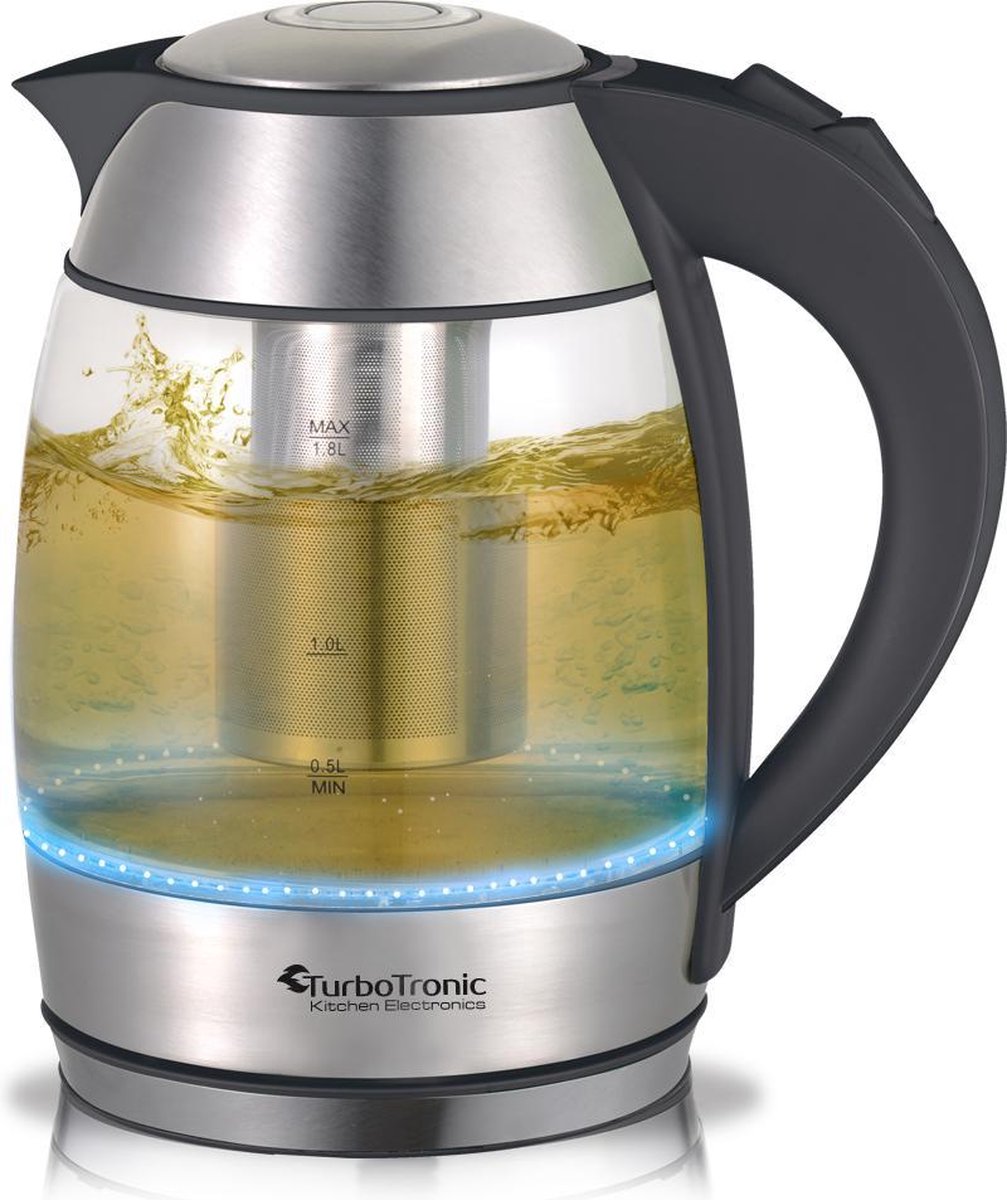 TurboTronic TT-LED04 - Waterkoker met LED-verlichting - 1.8 Liter