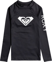 Roxy - UV Zwemshirt voor tienermeisjes - Longsleeve - Whole Hearted - Antraciet - maat 164cm