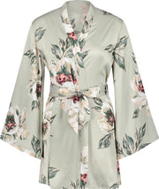 Hunkemöller Dames Kimono satin print - maat XL/XXL