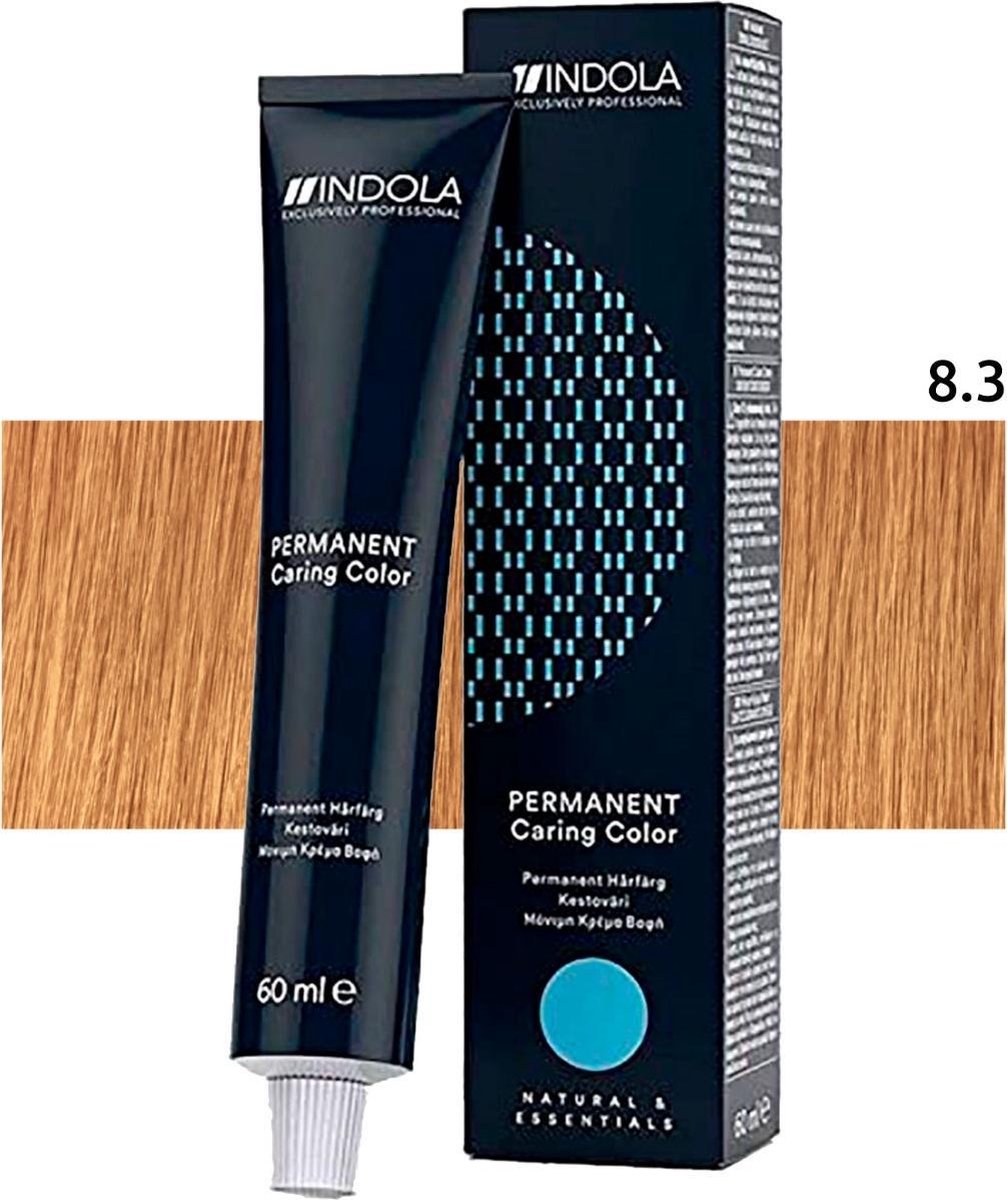 Indola Haarverf Profession Color Permanent Caring Color 8.3