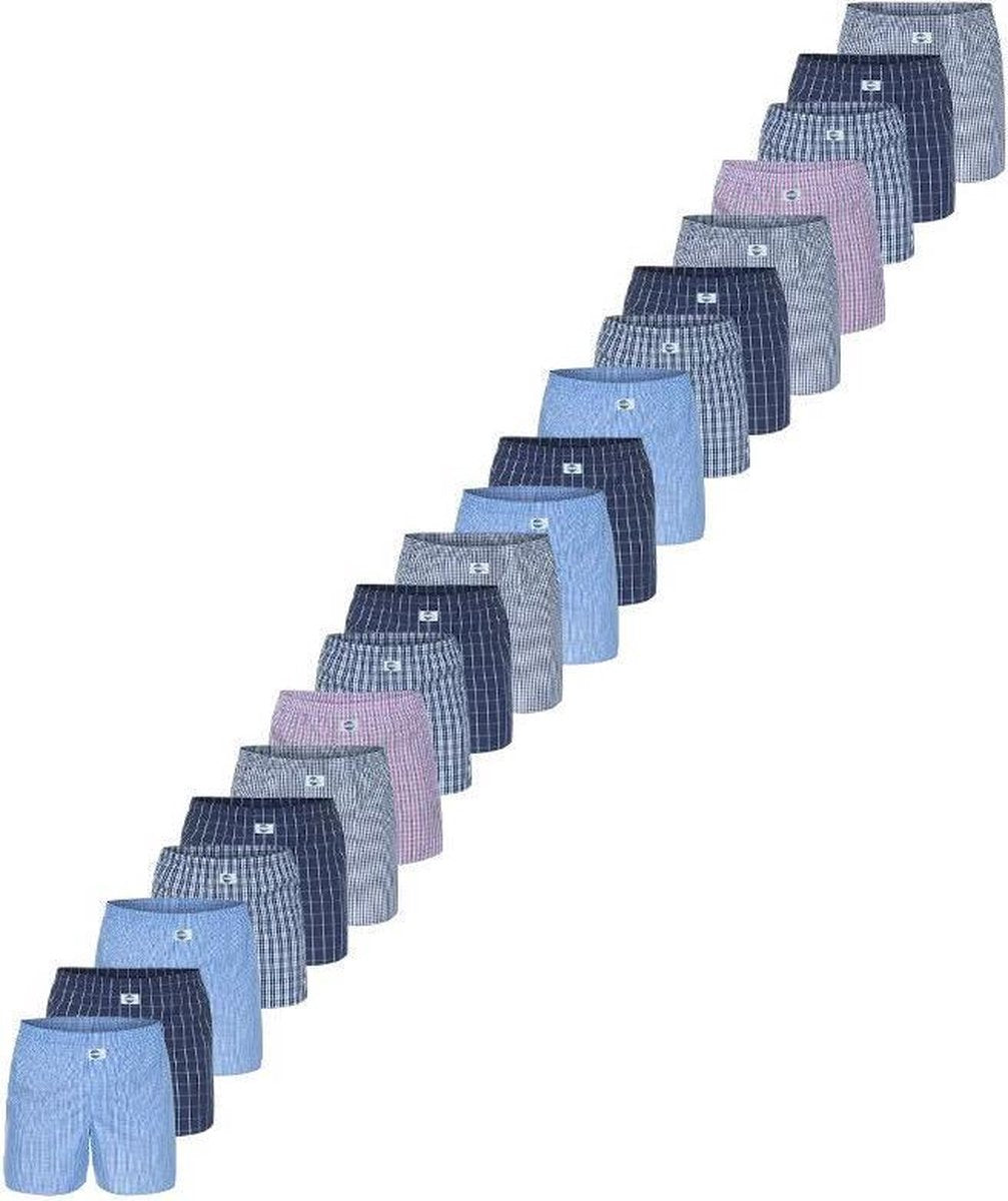 Deal 20-pack boxershorts ruitjes