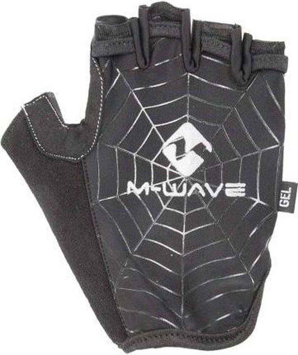 M-wave Fietshandschoenen Spiderweb-gel Zwart Maat S
