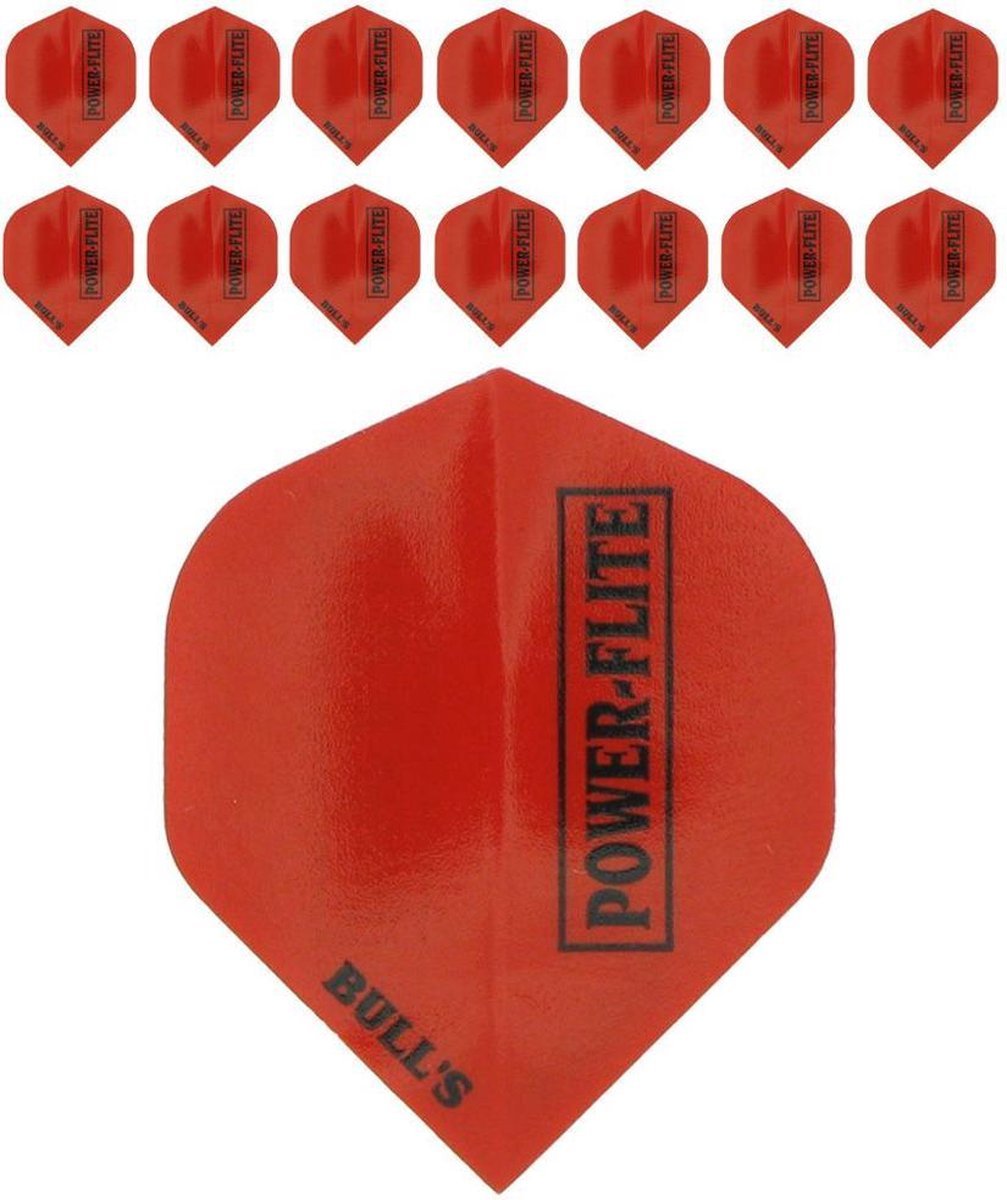 Powerflights Dartflights - Rood- (5 Sets)