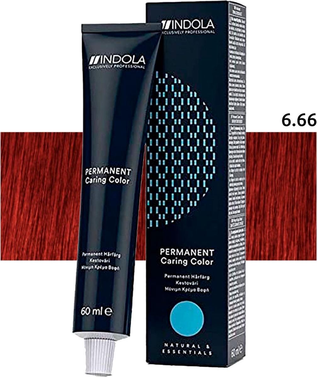 Indola Haarverf Profession Color Permanent Caring Color 6.66x