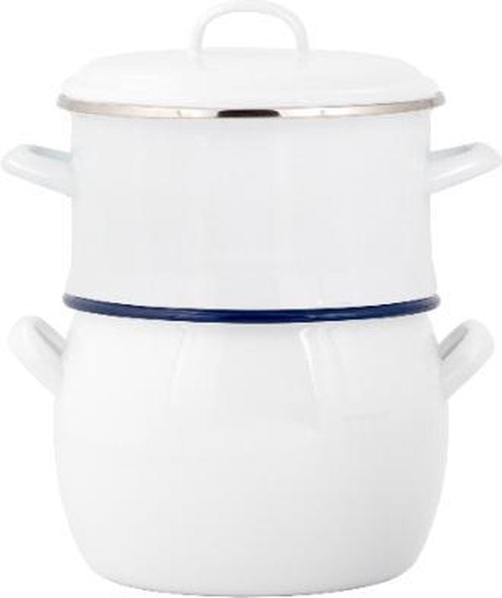 Set van 1 Kookpan met 1 Vergiet en Deksel