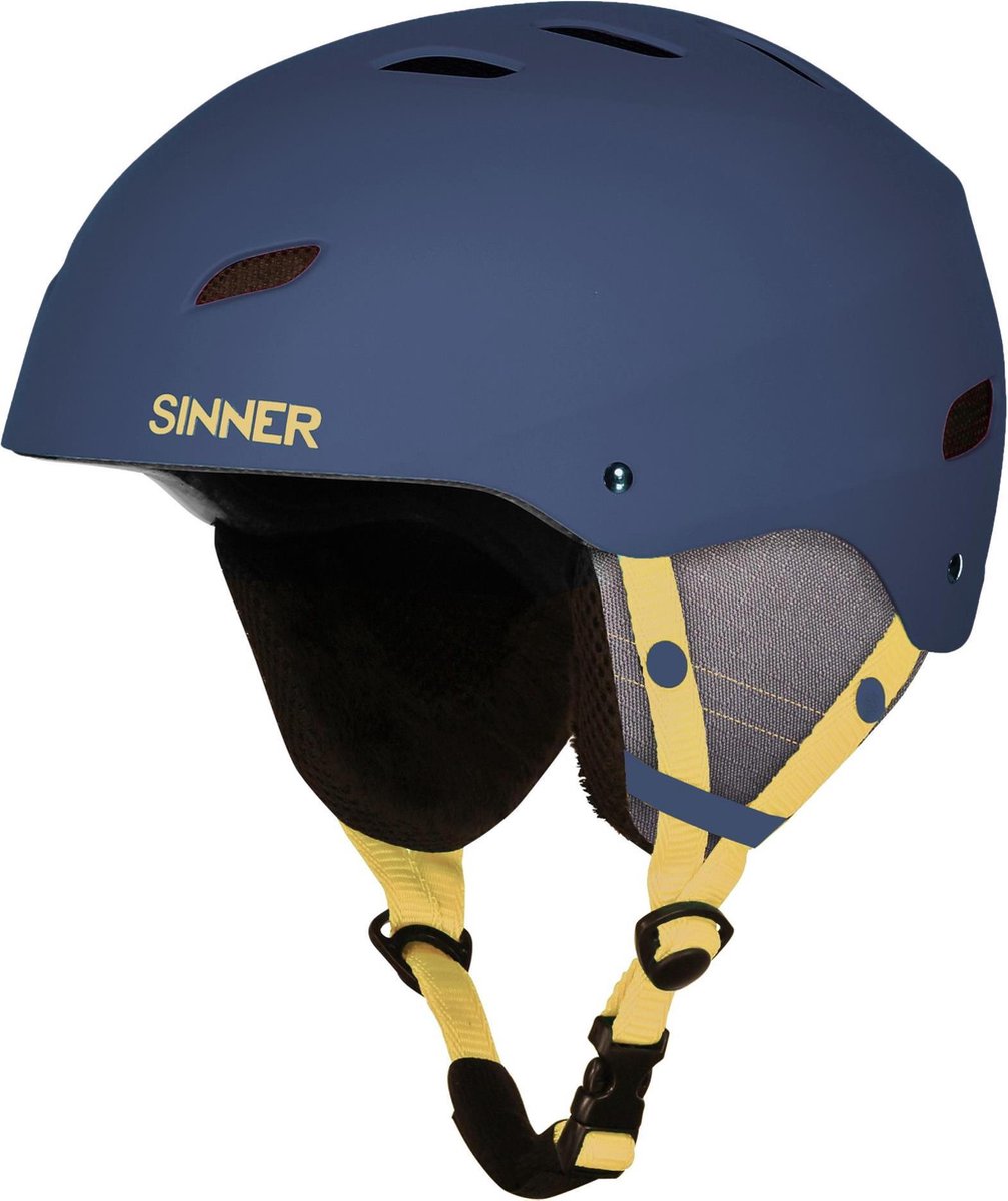 SINNER Bingham Skihelm - Blauw - Unisex - Maat 53 (S)