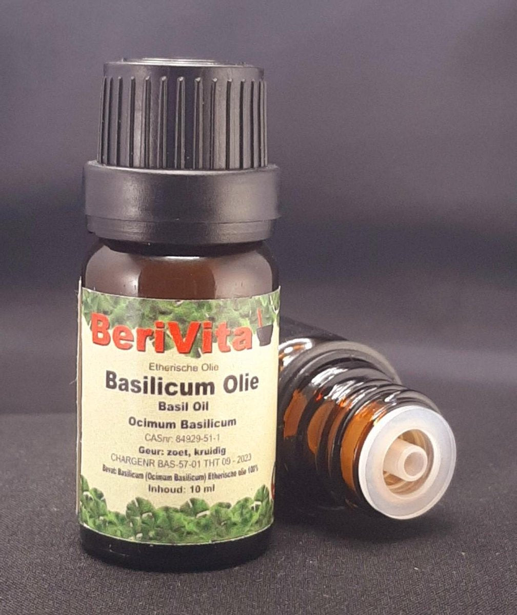 Basilicum Olie 100% 10ml - Etherische Basilicumolie - Basil Oil