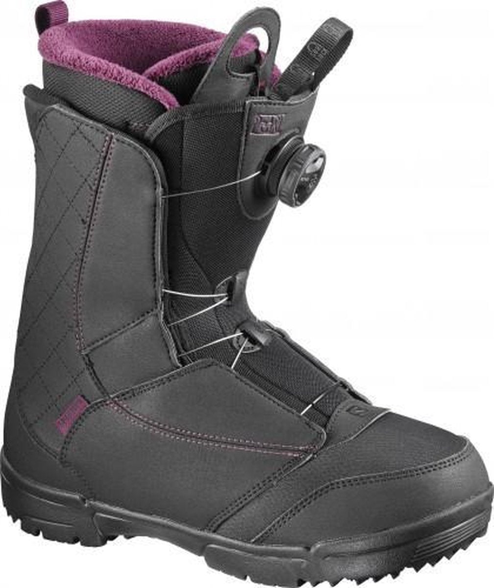 Salomon Pearl Boa -  Black/Bordeau - 26.5