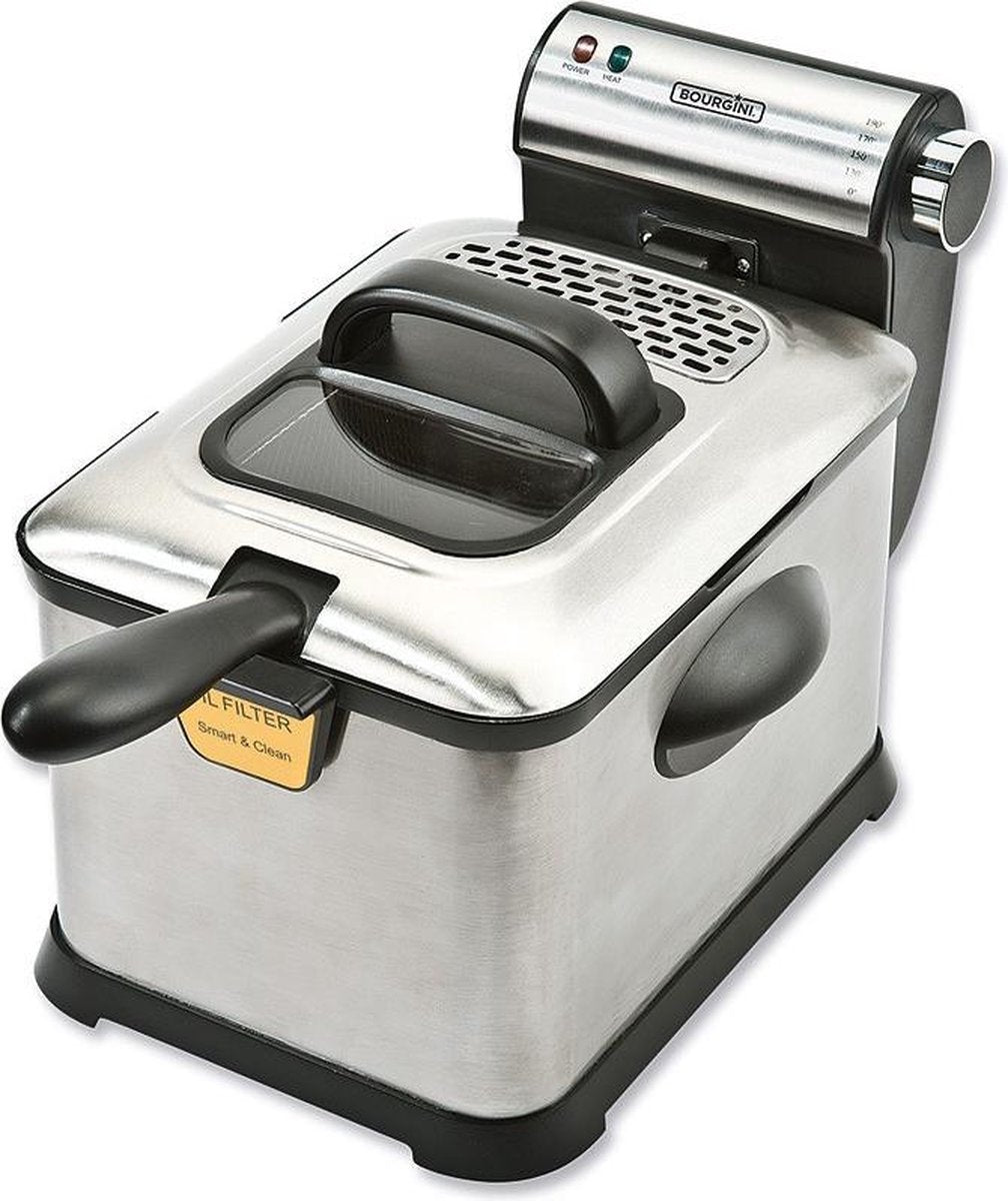 Bourgini Classic Deep Fryer Deluxe - Frituurpan - 3 liter