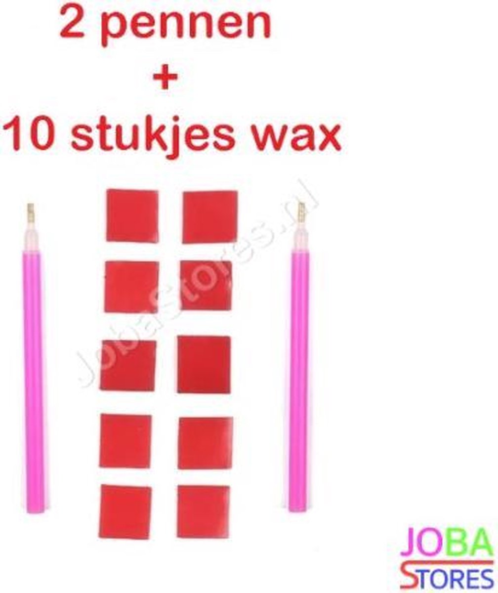 Diamond Painting "JobaStores®" Pennen + Wax