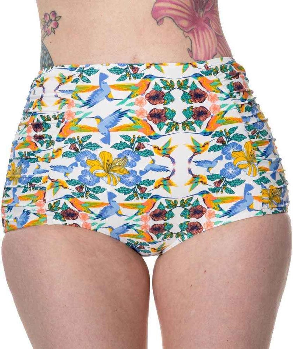 Banned Bikinibroekje -L- Shoreline Bloemen Multicolours