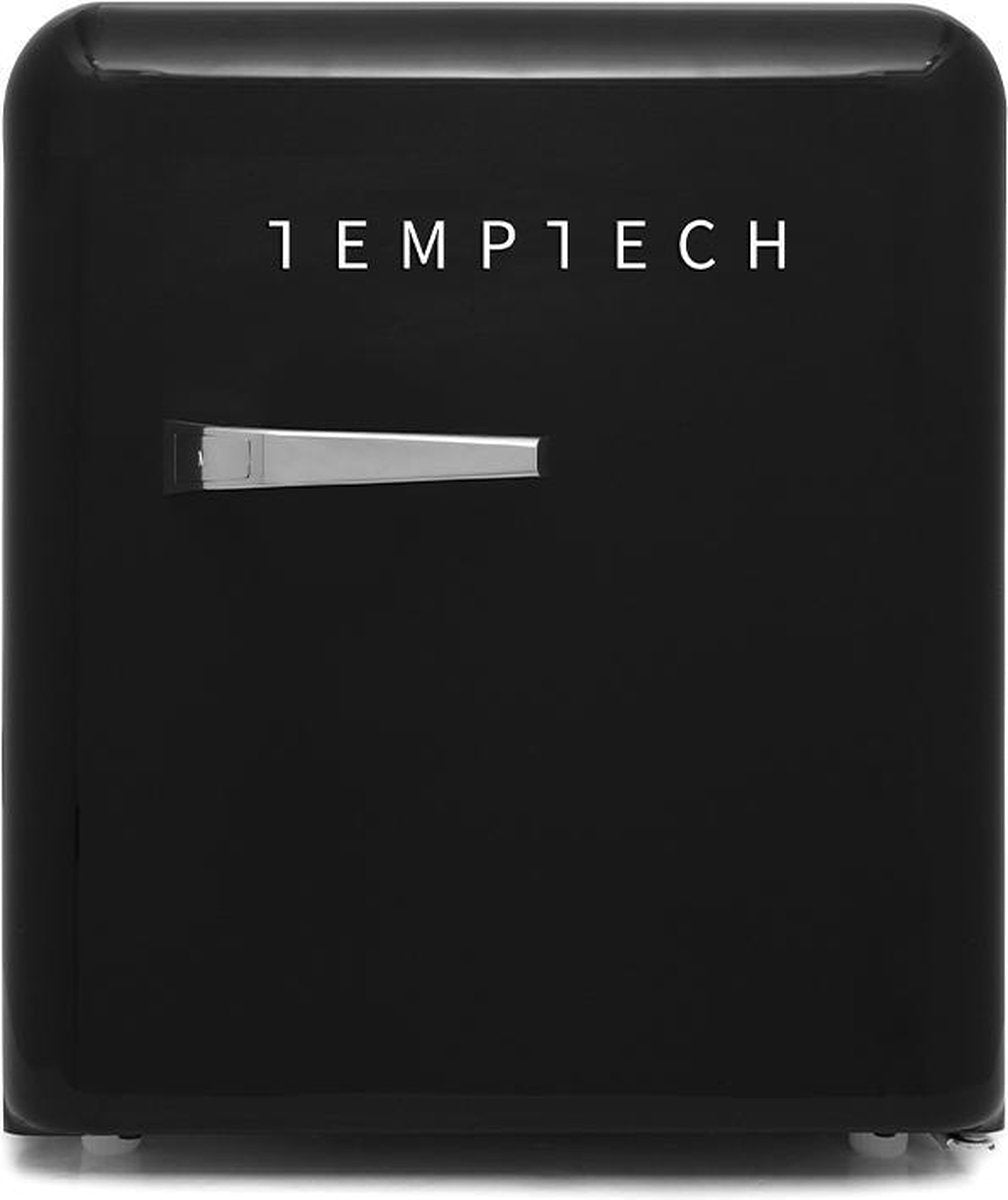Temptech VINT450Black - retro mini koelkast - 45 liter