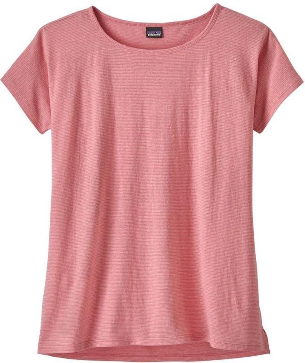 patagonia - Womens -Trail Harbor Tee - rose - maat S