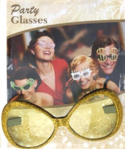 Tom Partybril Ovaal Goud One-size