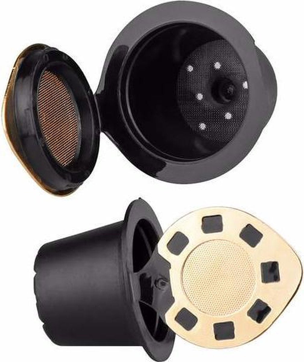 2 Hervulbare koffiecups - Nespresso koffiecups - RVS Filter