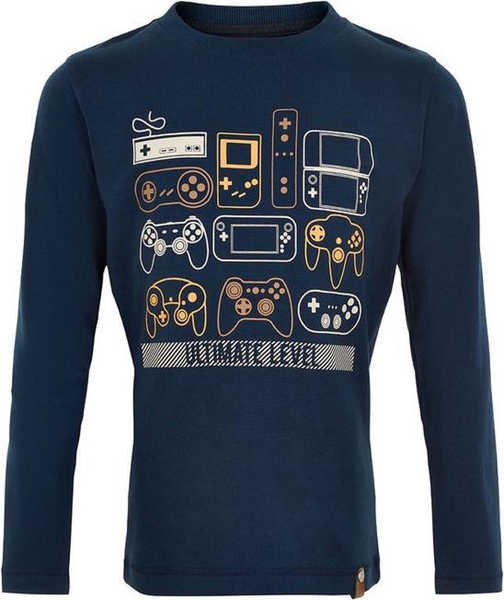 Minymo - jongens shirt - lange mouwen - game - Maat 104