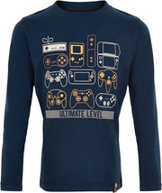 Minymo - jongens shirt - lange mouwen - game - Maat 104