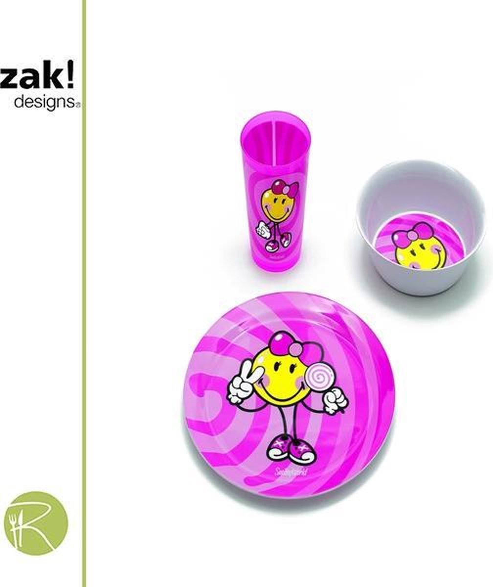 Dinerset smiley kids - girl