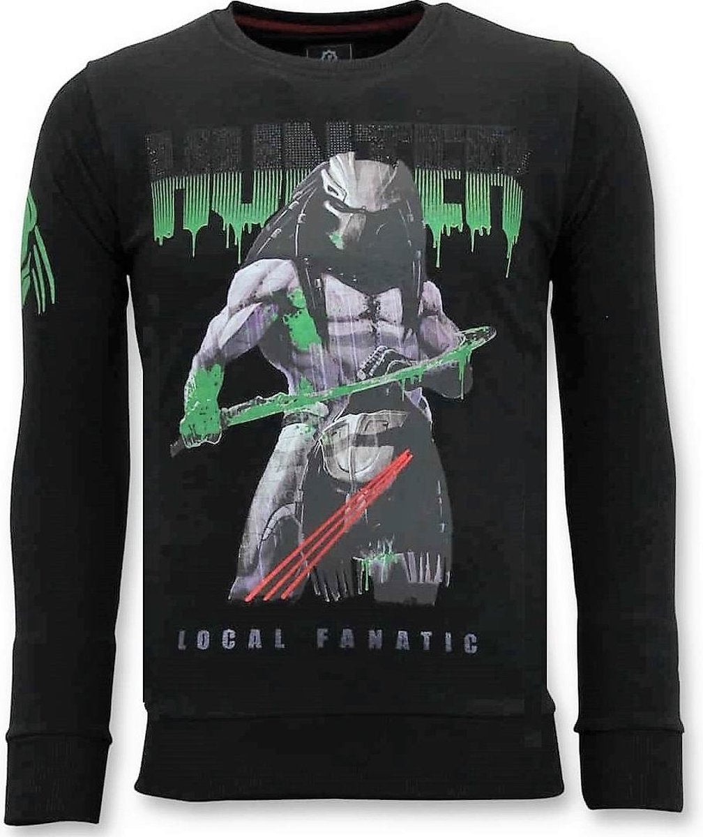 LF Exclusieve Sweater Heren - Predator Hunter - Zwart - Maten: L