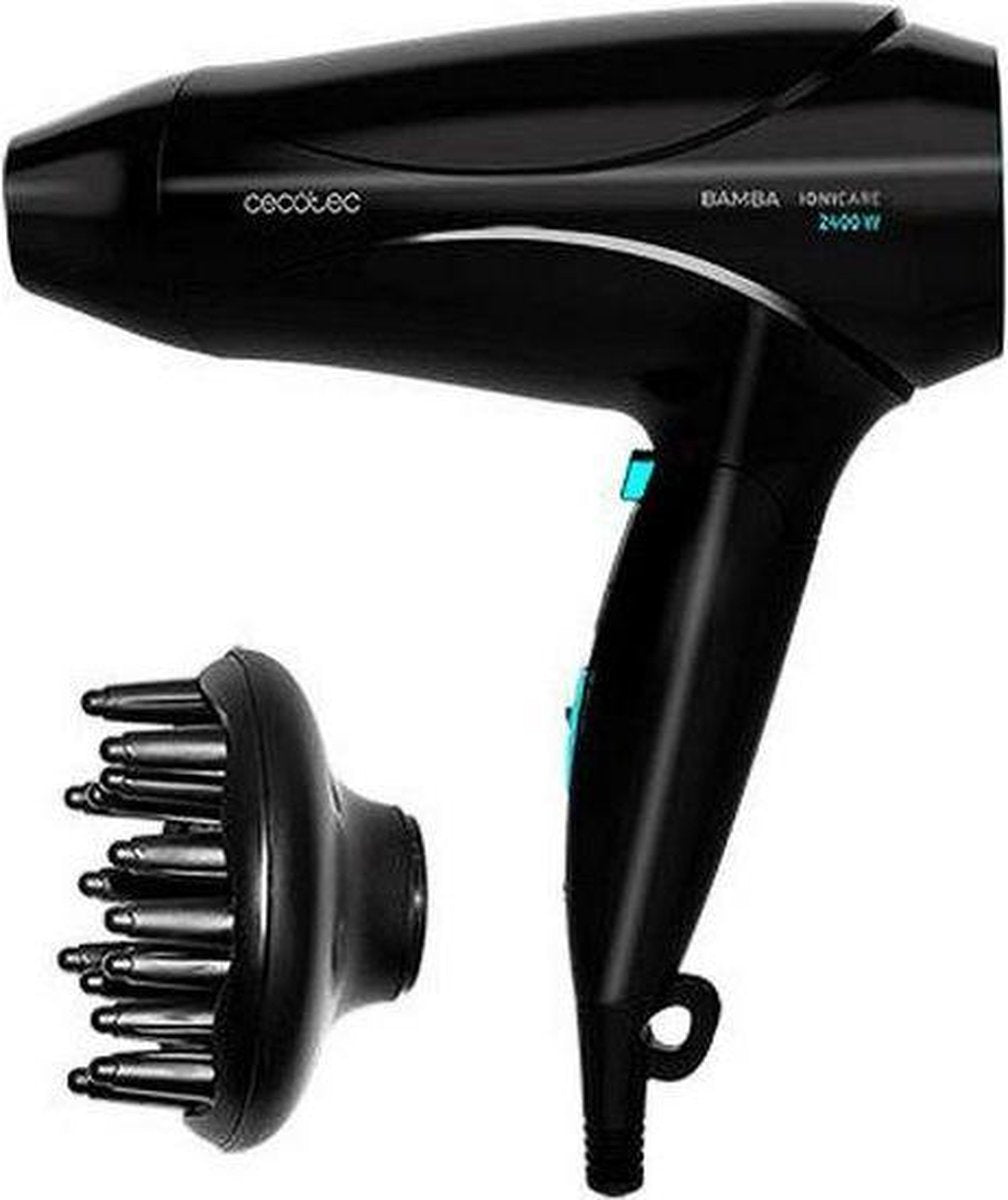 Föhn Cecotec Bamba IoniCare 5450 Power&Go Pro Ice 2400W Zwart