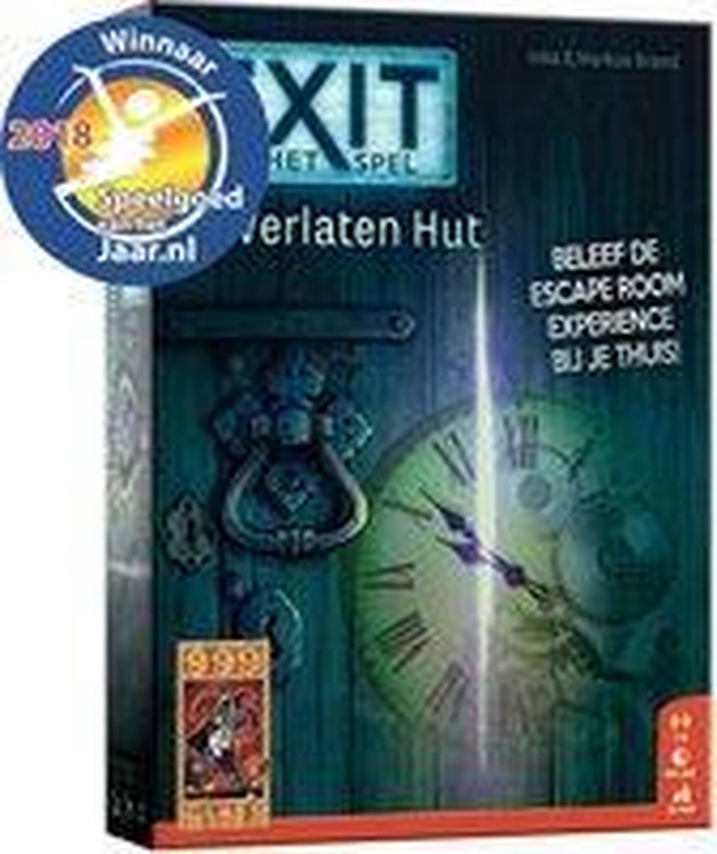 EXIT De Verlaten Hut - Escape Room - Bordspel