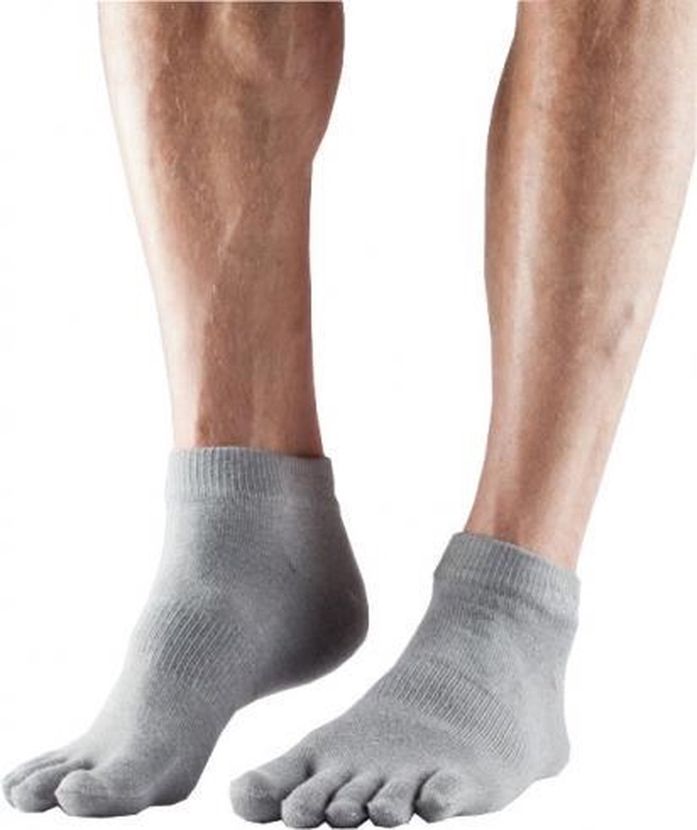 Toesox Sport UltraLite Ankle - Licht Grijs - 36-38