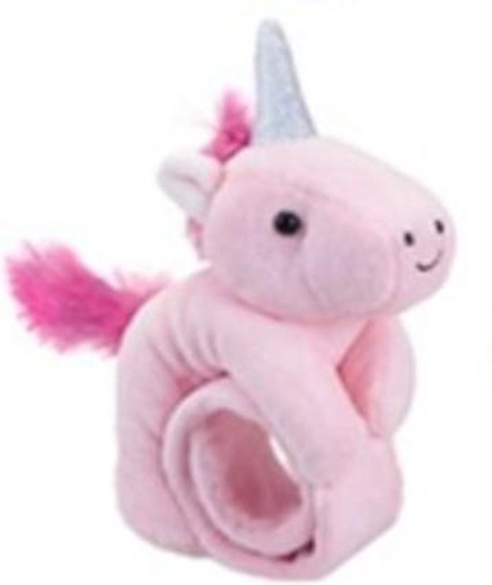 Pms Knuffelarmband Hugglers Eenhoorn 15 Cm Pluche Roze