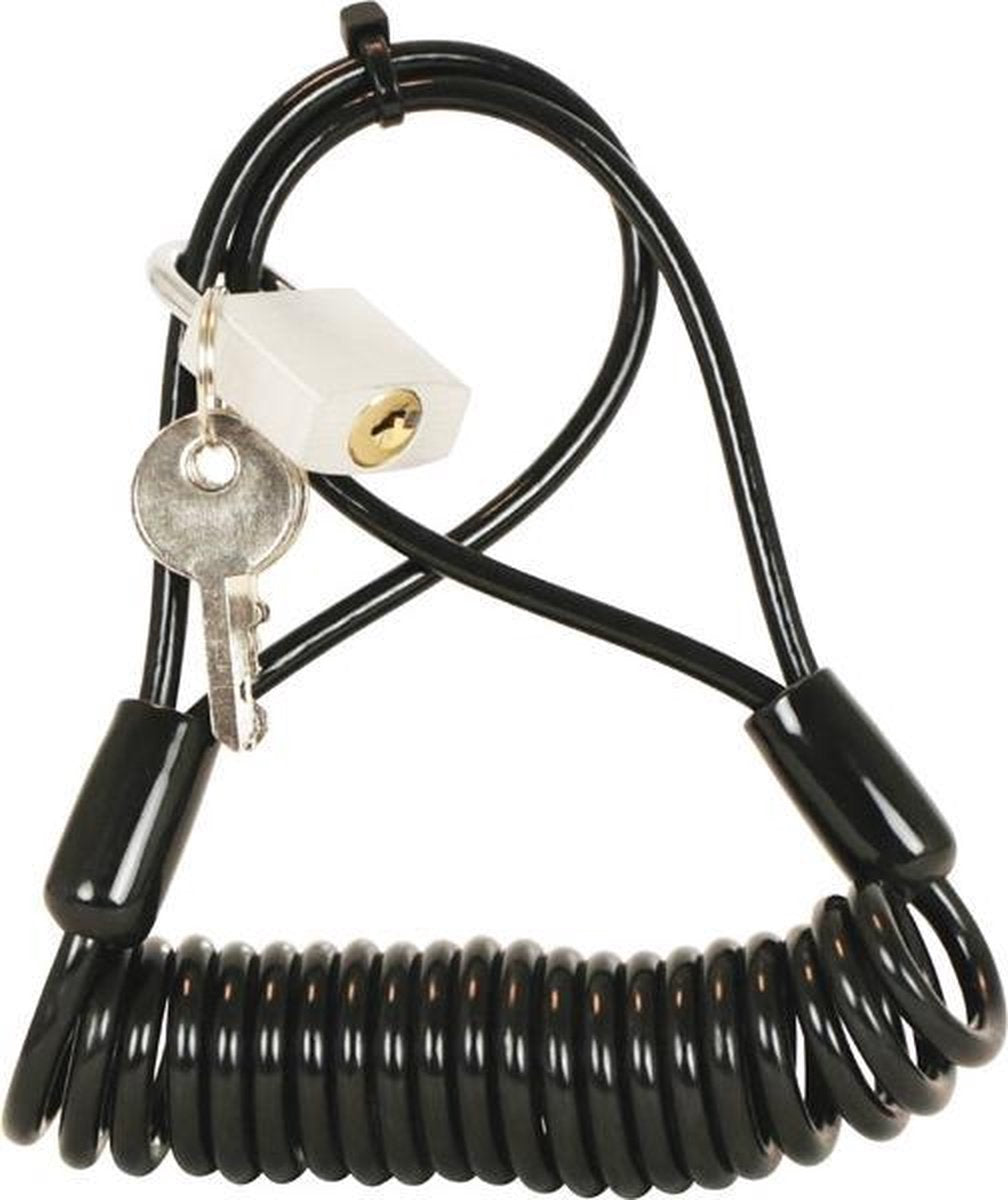 Dresco Spiraalslot 150cm ø4mm hangslot