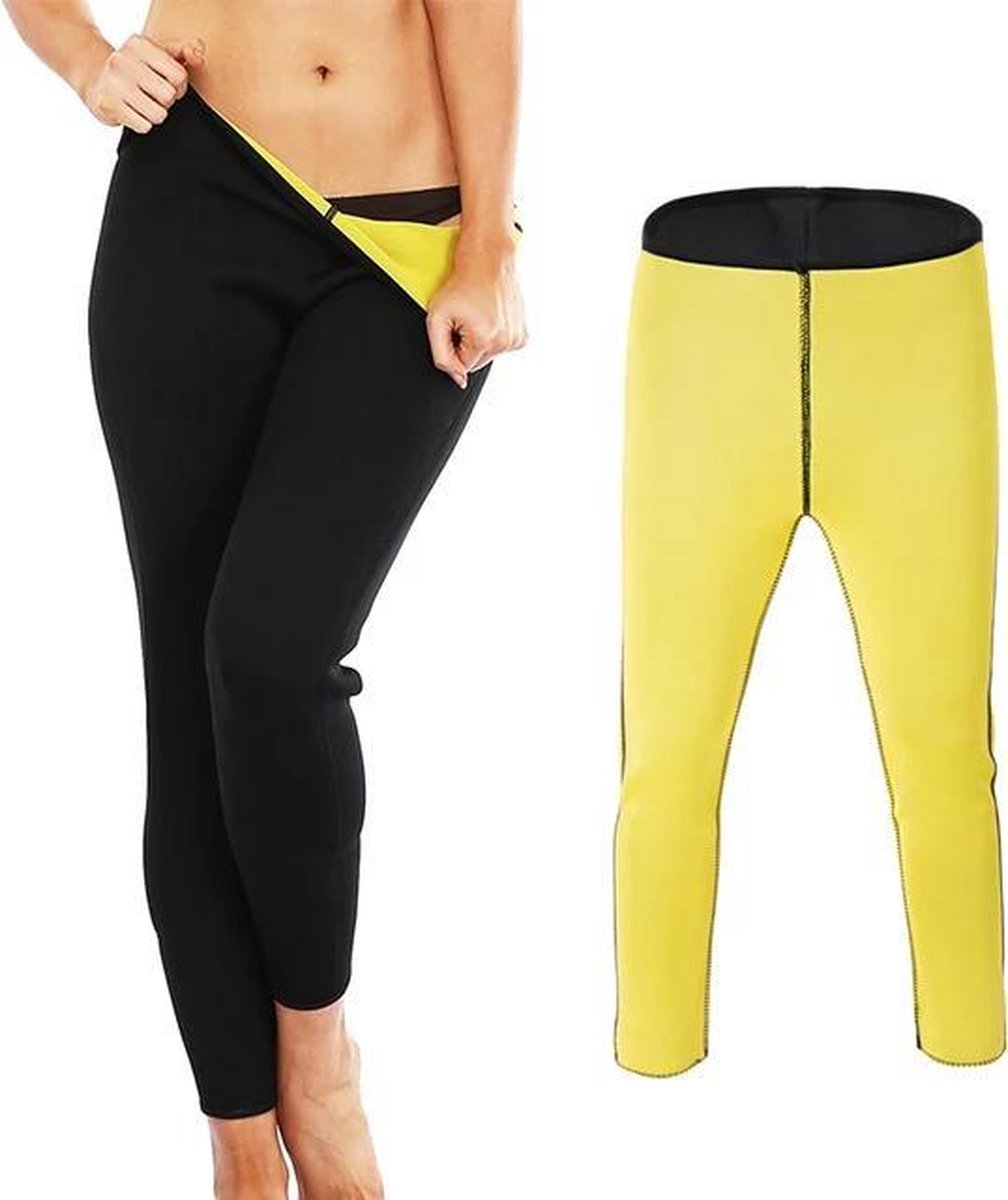 LOUZIR  Thermische Afslankbroek - Body shapers - Fitness Leggings - Vetverbranding- Sauna thermo legging- Yoga broek- Hoge taille- Fitness Maat XL