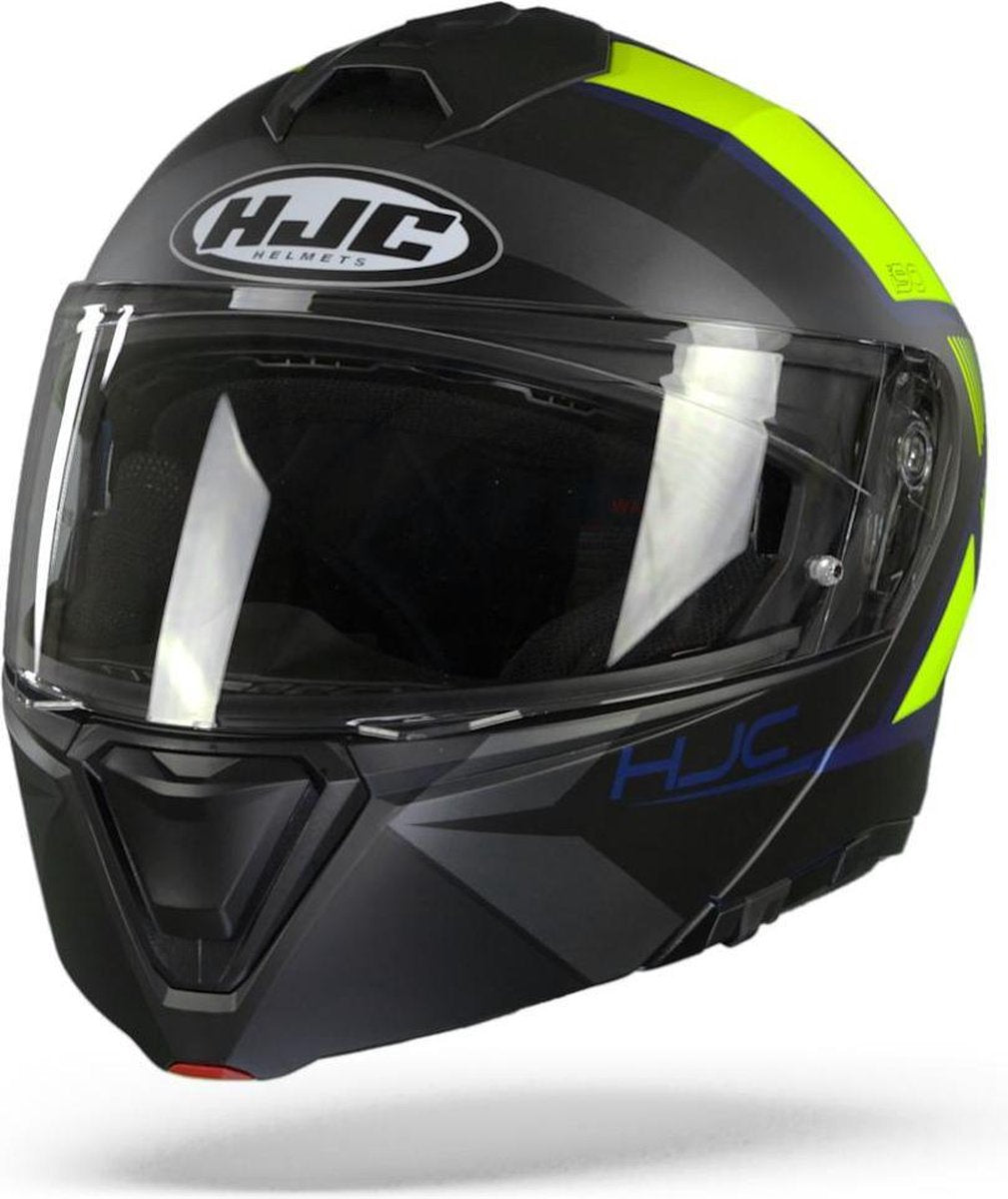 HJC I90 HOLLEN Zwart Systeemhelm - Motorhelm  - Maat L
