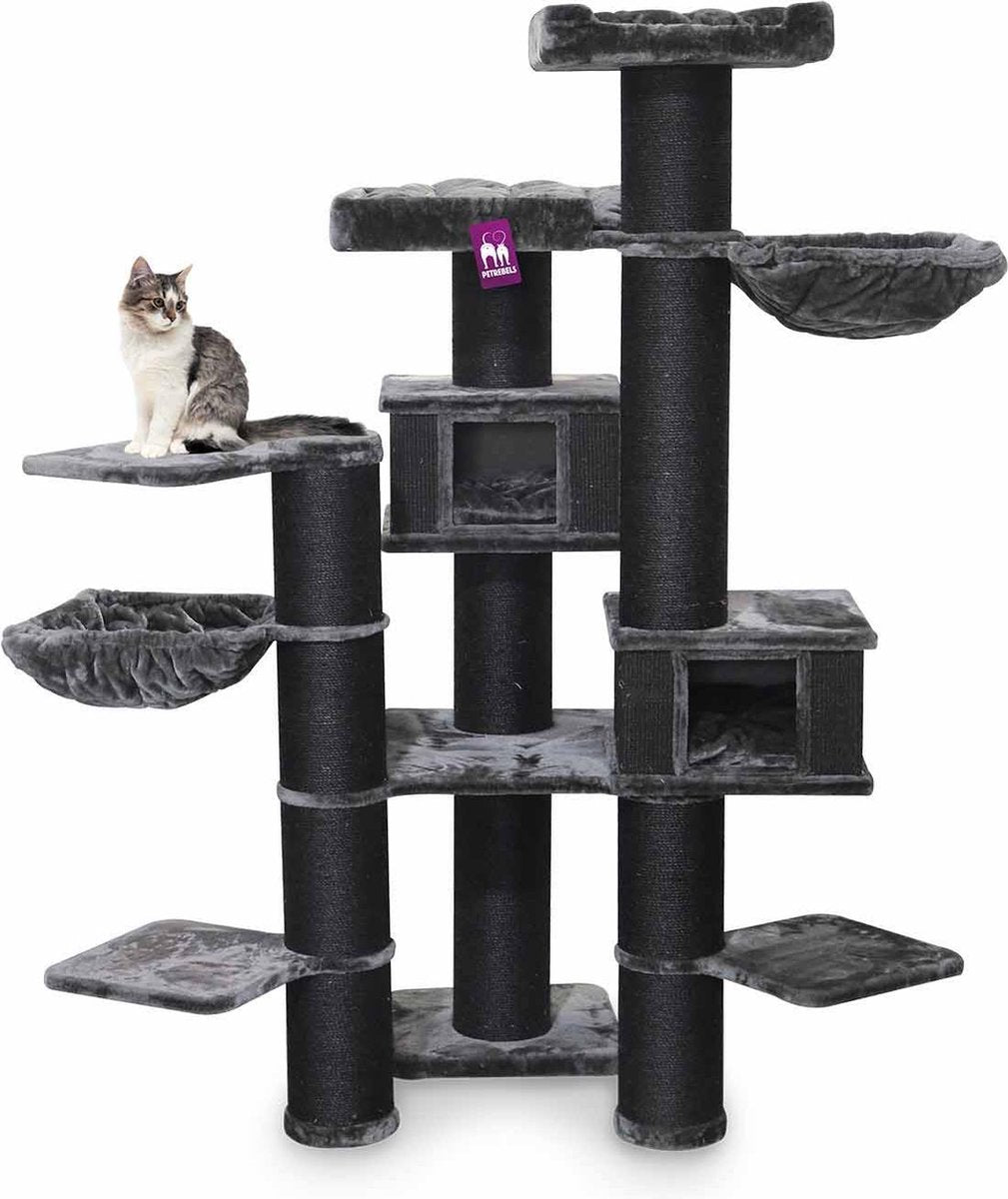 Petrebels Savannah 210 krabpaal - Pepper - maine coon - zware kwaliteit