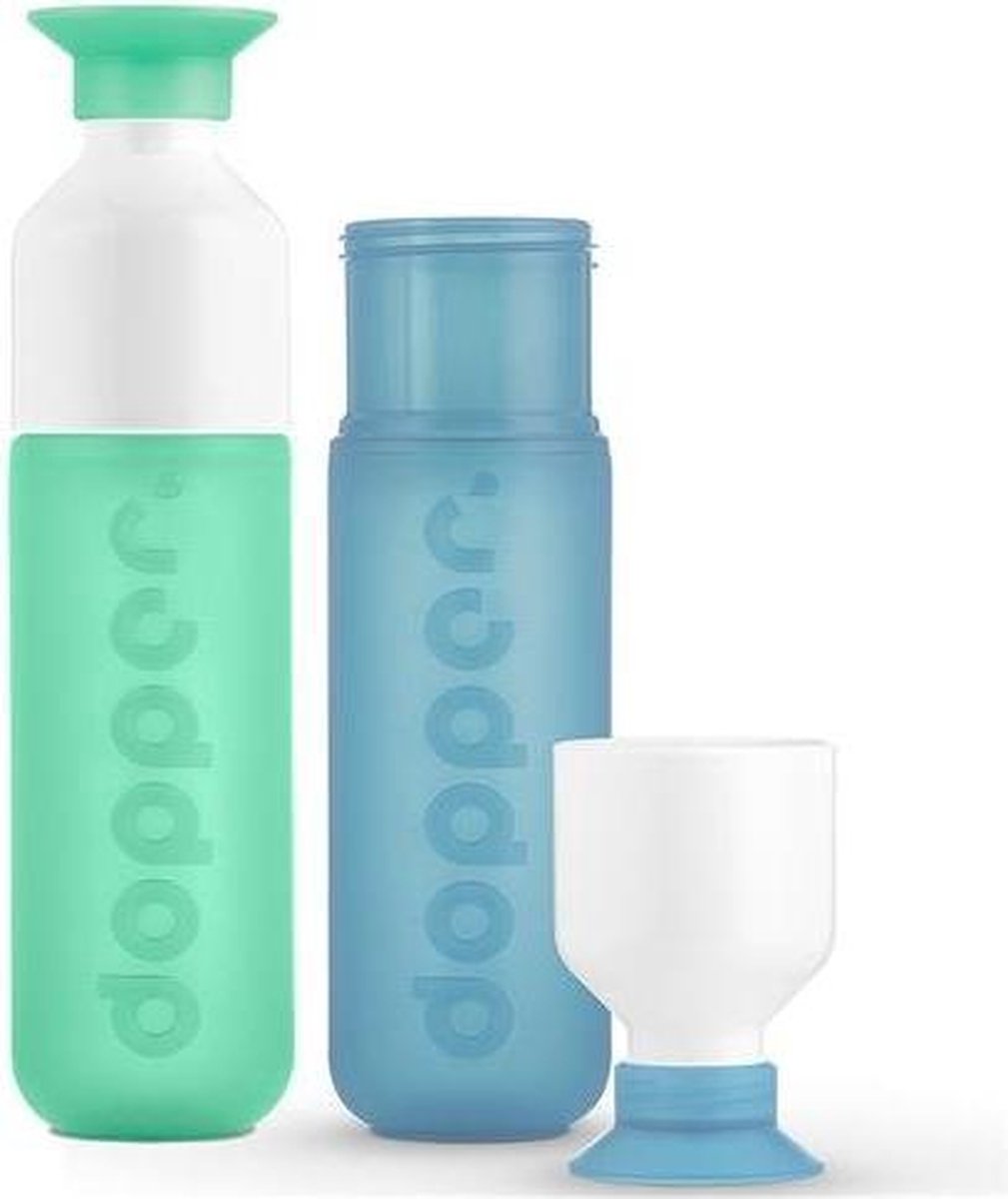 Dopper Drinkfles - Mintata en Lagoon - duo set 2 kleuren