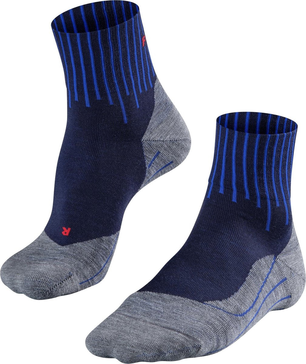 FALKE TK5 Short Equalizer Heren Wandelsokken - Marine - Maat 44-45