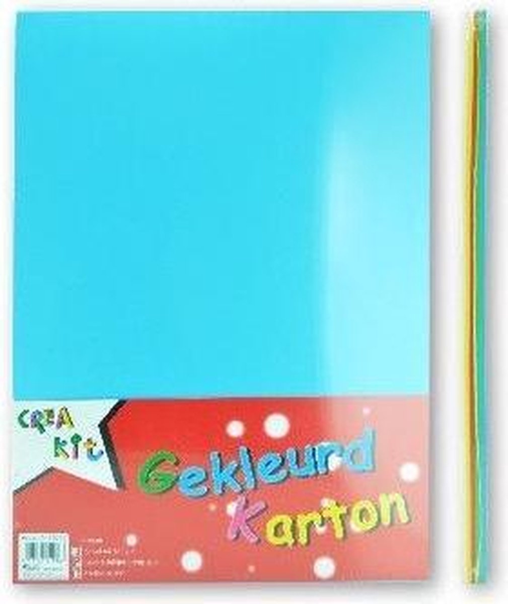Crea-kit Knutselpapier Gekleurd Junior A4 Karton 50 Vellen