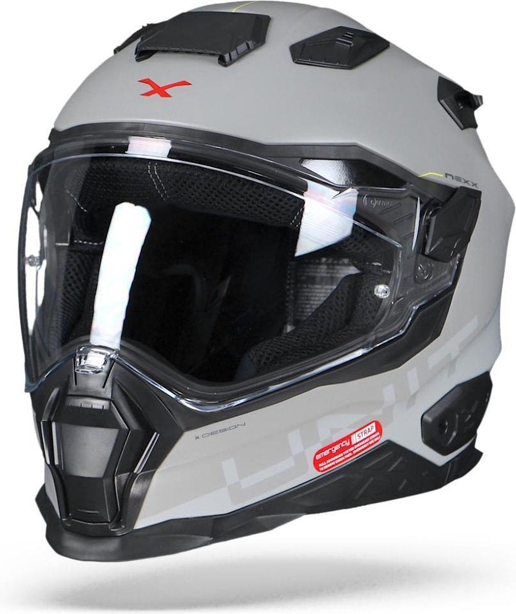 Nexx X.WST2 Unit-X Mat Grijs Integraalhelm - Motorhelm - Maat XL
