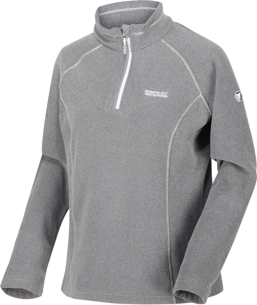 Kenger Fleece met honingraatpatroon en halve rits van Regatta voor Dames