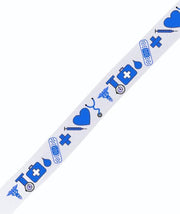 Stuwband Medische Symbolen Blauw
